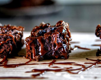 Caramel Chocolate Brownie Recipe (Digital Download)