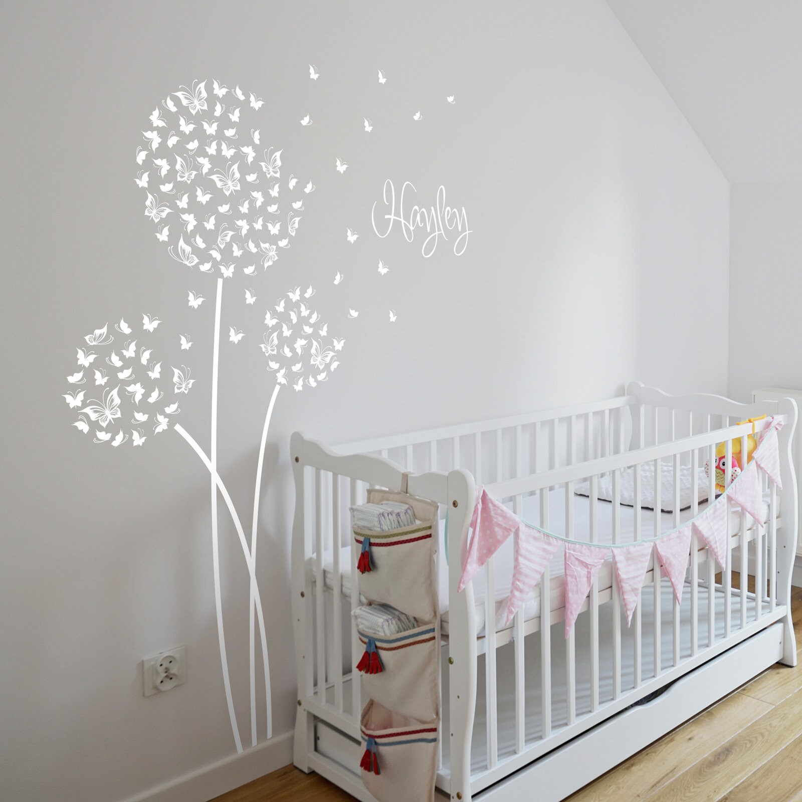 Dandelion Wall Decal Butterfly Dandelion Wall Decal Custom