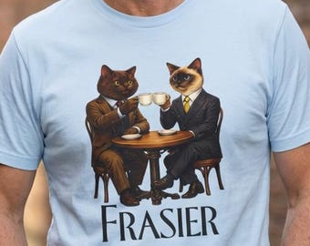 Frasier y Niles Crane, gatos en el Café Nervosa (Comedia de situación)