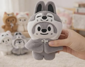 Porte-clés peluche SKZOO, poupée Stray Kids Kpop, breloque pour sac anime