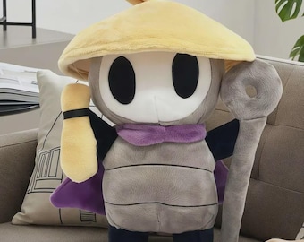Peluche écureuil chevalier creux, peluche explorateur Bug Knight, décoration de jeu Metroidvania