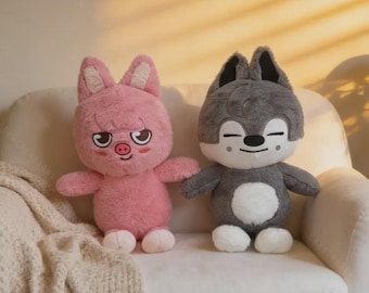 Peluche SKZOO, peluche Kpop 50 cm, oreiller doux et doux personnage
