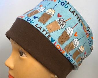 100% Cotton Adult Love You Latte Hat