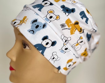 100% Cotton Adult Koalas Jersey Knit Hat