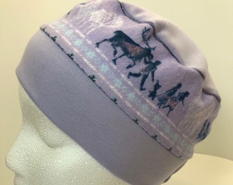 100% Cotton Child Disney Frozen 2 Friends Lavender Hat