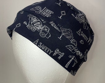 100% Cotton Child Construction Jersey Knit Hat