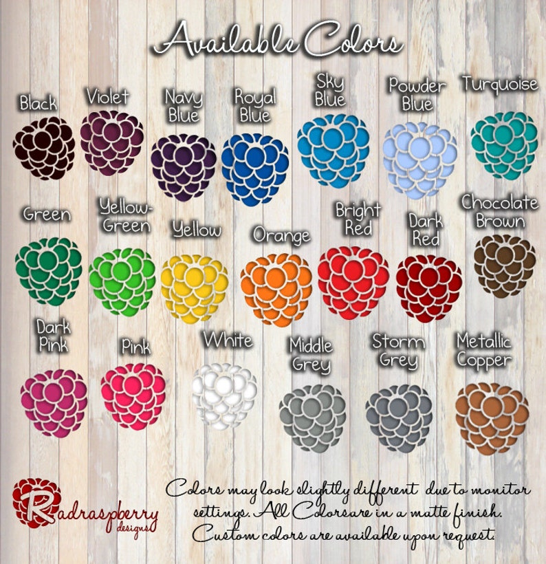 Custom typography name wall decal Name Wall decal