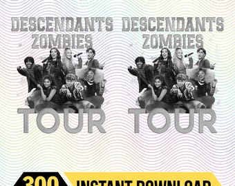 Descendants Zombies Worlds Collide Tour 2026 Descarga digital Png, Concierto de Descendants, Worlds Collide Tour