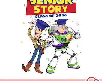Toy Story Disneyland Graduado 2026 Png, Senior Story Grad Nite Grupo Coincidencia Png, Wdw Disneyland Graduación Png, Descarga Digital