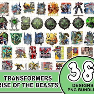 Transformers Movie Cartoon Character Digital Bundle | Optimus Png Bundle Designs | Transformers Digital Download | Sublimation Designs
