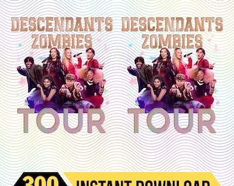 Descendants Zombies Worlds Collide Tour 2026 Png, Disneyworld Music Festival 2026 Descarga digital, Descendants Zombies Camp Rock Pngđ