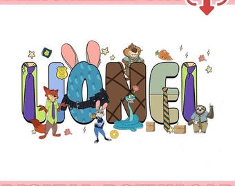 Personajes de Zootopia 2 de Disneyland personalizados PNG, Judy Hopps, Nick Wilde, Gary DeSnake PNG, Viaje familiar a Disneyland, Cumpleaños de Zootopia 2