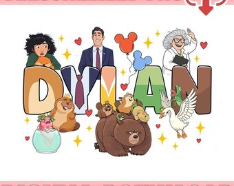 Cumpleaños de Hoppers personalizados PNG, Película de Hoppers de Disneyland PNG, Hoppers a juego para toda la familia PNG, Fiesta de Hoppers con nombre personalizado PNG, Descarga digital