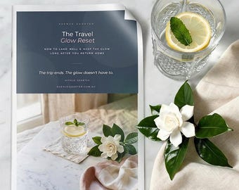 The Travel Glow Reset | Post Travel Recovery Guide | Flight Attendant Wellness Tips | How to Beat Jet Lag | Skin Recovery After Flying