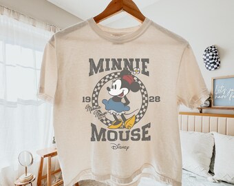 Comfort Colors® Disneyland Tee,Retro Minnie Shirt ,Retro Mickey & Co 1928 Shirt, Mickey And Friends Boxy Shirt, Disney Gift