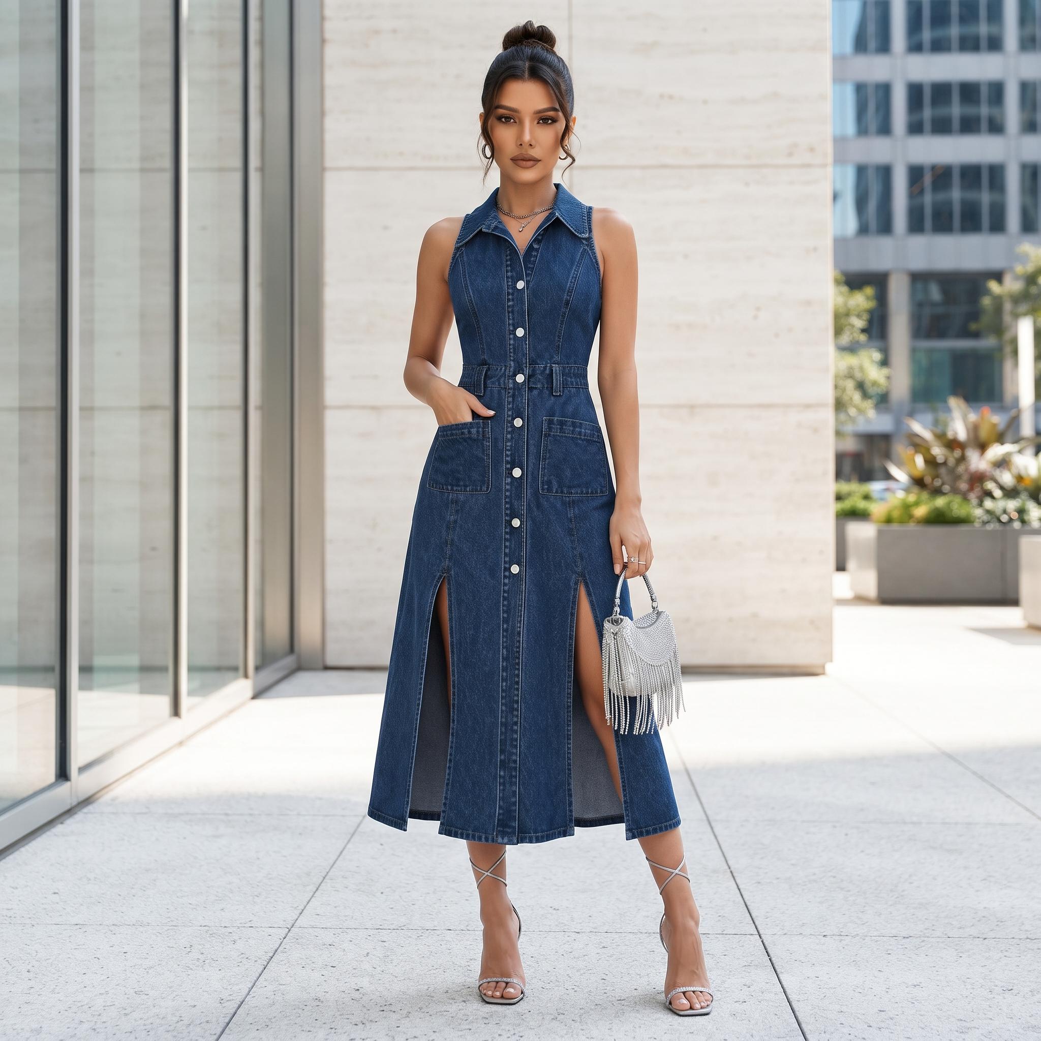 美品❣️デニムドレス Denim dress - Etsy 日本