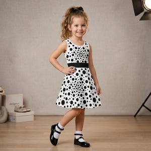 black dress size 16 Women's Plus Dresses | Adele Color:Black with White Polka Dots Velvi - Kelli One 3/4-Sleeve the Ladivine CC2358 gown