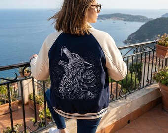 Chaqueta de béisbol unisex con mangas raglán en contraste multicolor