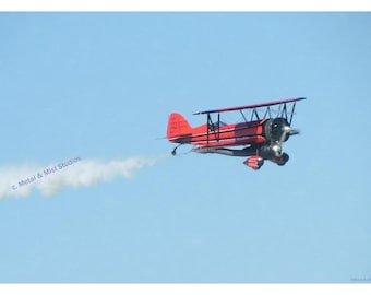 Jet Waco Pass - Fine Art Aviation Print (13x19 Inches)