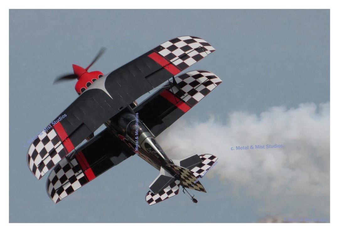 Skip Stewart Pitts S2S - Smoke On! Aviation Print (13x19) - Etsy