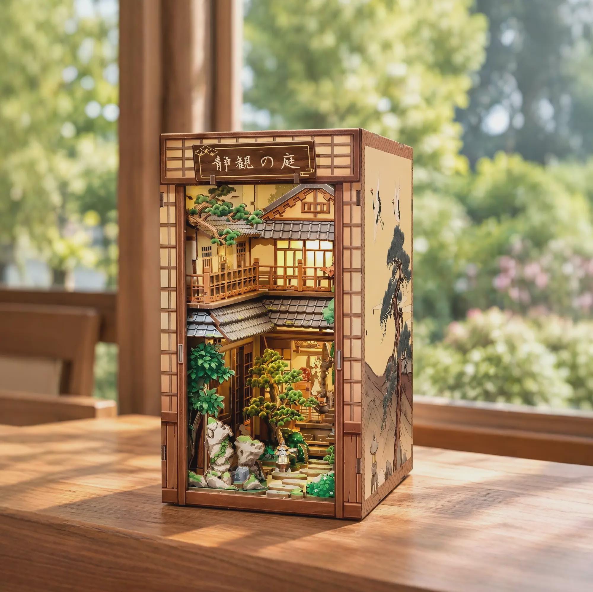 Miniature Japanese Garden Diorama - Etsy