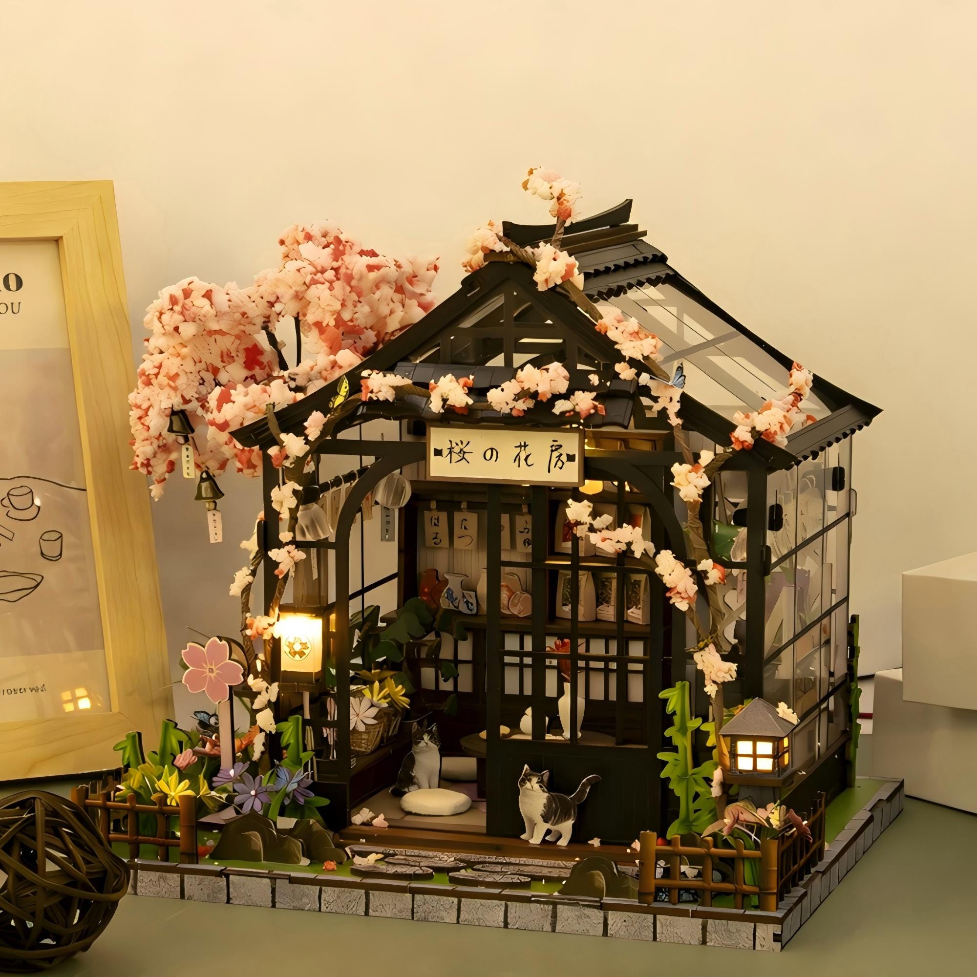 Miniature Japanese Garden Diorama - Etsy