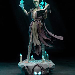 Baldur’s Gate 3 – Withers / Estatua del Dominio del Custodio Eterno STL / Modelo para impresión 3D / Archivo STL digital