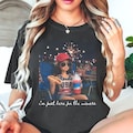 4th Of July Barbie Face Meme PNG Digital Download, Funny Doll Just Here For The Wieners Shirt Designs, USA 250th Anniversary Humor PNG product logo