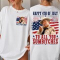 Happy 4th of July to All You Sumbitches PNG, Retro Patriotic Design, Independence Day Movie Digital Download product logo