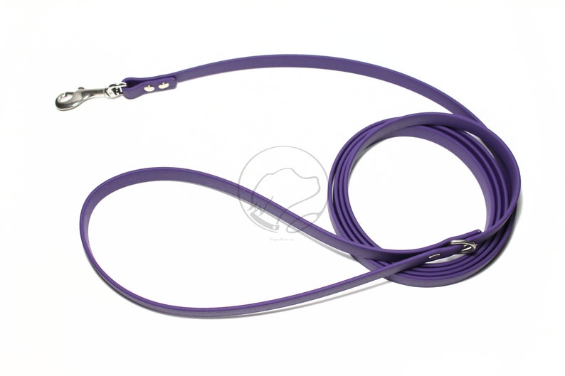 Royal Purple Small Dog Leash 1/2 12mm Wide Biothane Etsy
