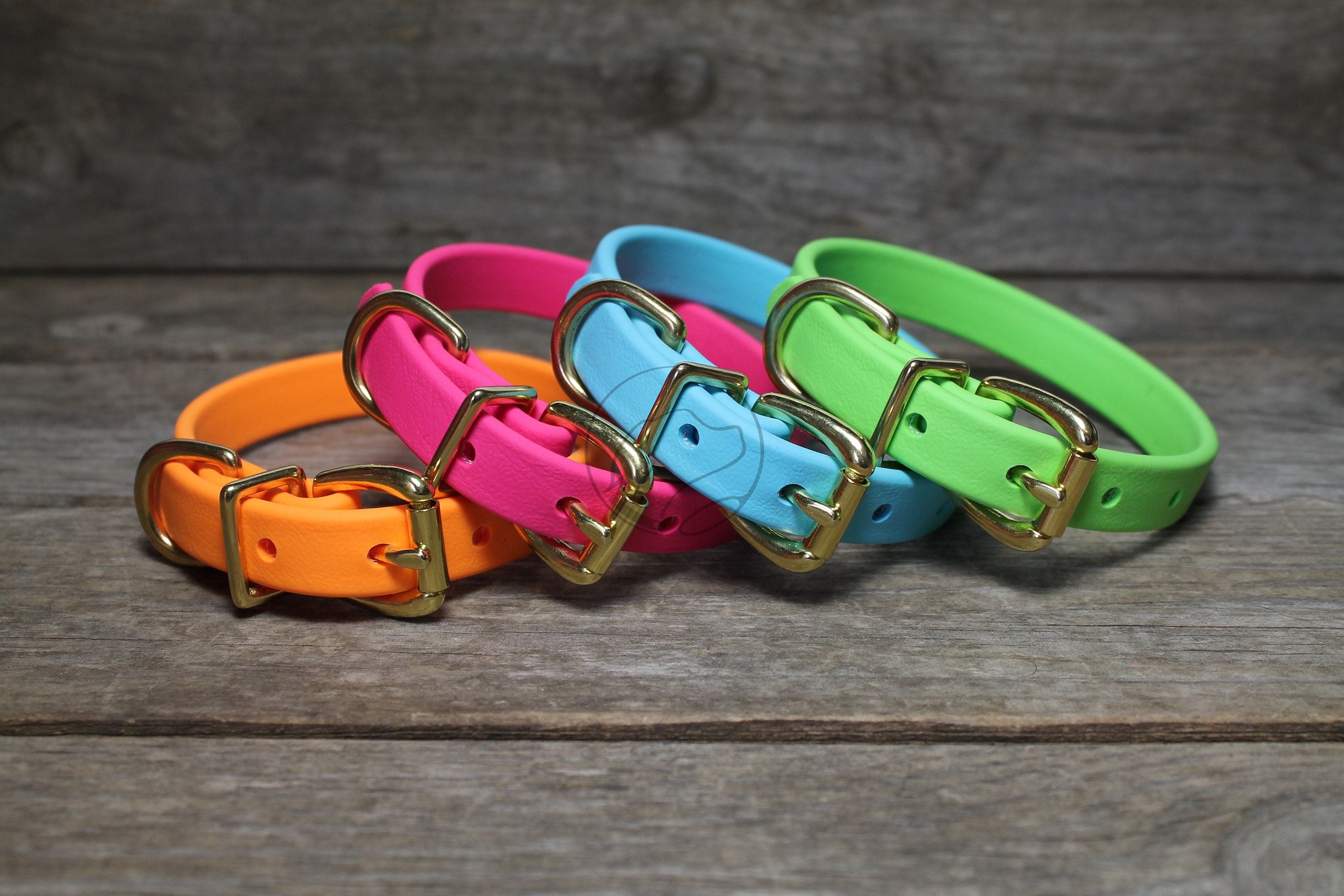 Lime Green Biothane Dog Collar 5/8 16mm wide vegan Etsy