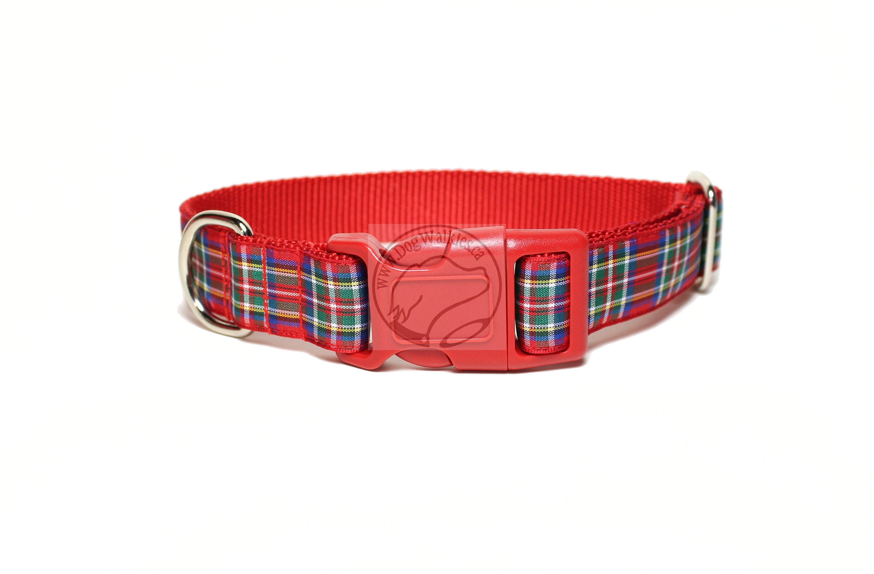 Royal Stewart Tartan Dog Collar // 1 25 mm Wide // Etsy