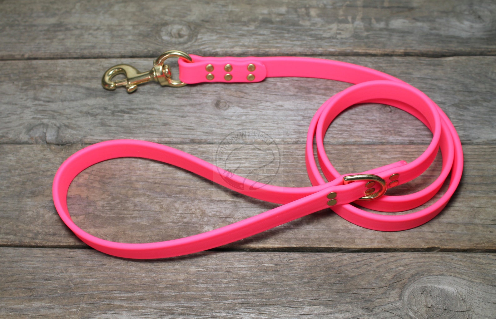 Neon Pink Genuine Biothane© Large Dog Leash 3/4 19mm Etsy