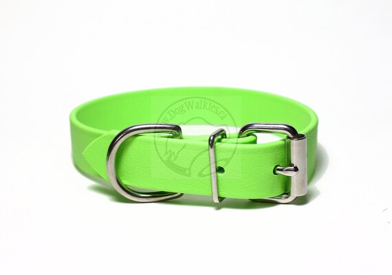Lime green collar Clearance