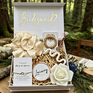 Personalized bridesmaid gift box set, , empty gift box,custom bridesmaid proposal box, bridal party gift box, wedding gift box