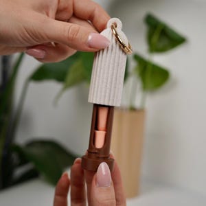 3D Printed Earplug Holder Keychain | Foam Earplug Case for Travel, Gym Bag
