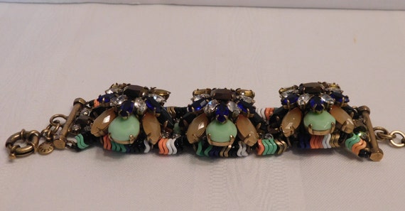 J. Crew Vintage Bracelet: Chunky, Funky, Colorful… - image 4