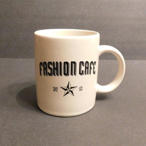 Authentic FASHION CAFE NYC Iconic Mug, Purchased New 1995, One Owner, Rare & Very Hard To Find, A+ Condition