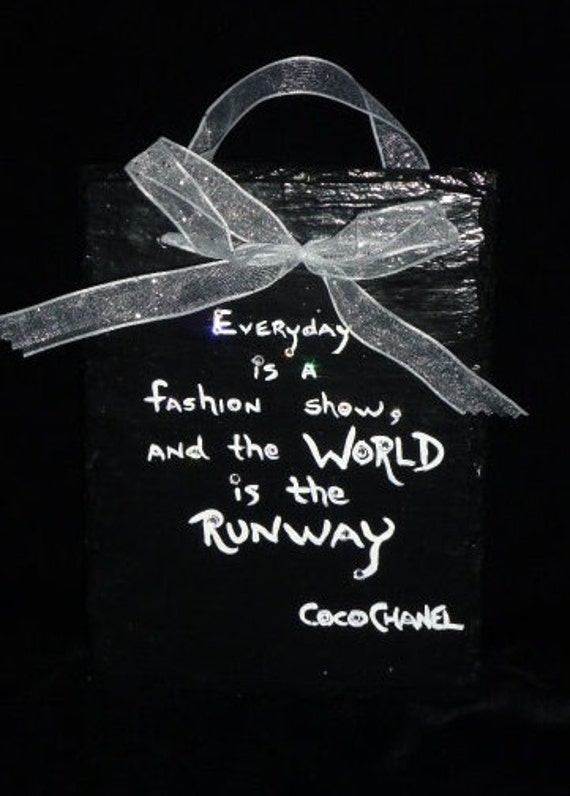 8 Inspirational Photo Quotes - Coco Chanel on Fashion and Lifestyle