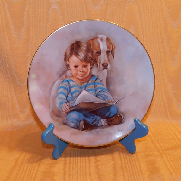 1983 "Future Teacher" By Leo Jansen Gorham Fine China Limited Edition Plate, Leaders Of Tomorrow Series, Excellent Condition