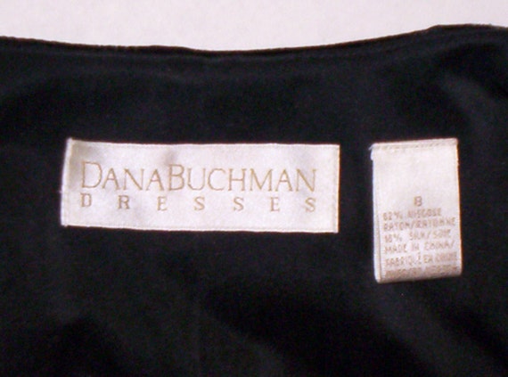 Dana Buchman Dress 2pc. Black Silk Tank Dress & V… - image 5