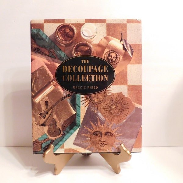 Relié " THE DECOUPAGE COLLECTION " 144 Page Book, 1997 Rizzoli, New York, 1 Propriétaire Original, Acheté Neuf