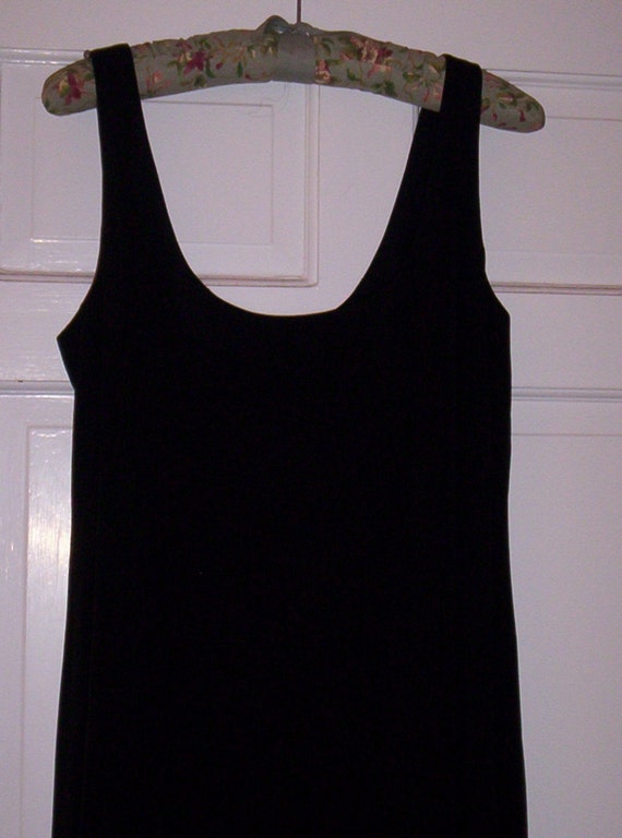 Dana Buchman Dress 2pc. Black Silk Tank Dress & V… - image 3