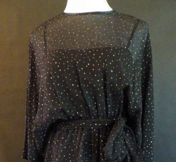 Vintage Anna Di Rossi, Milano , Black & Silver Si… - image 1