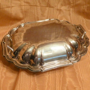 Vintage Gorham Serving Dish Centerpiece With Folding Handle