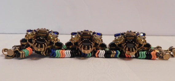 J. Crew Vintage Bracelet: Chunky, Funky, Colorful… - image 5