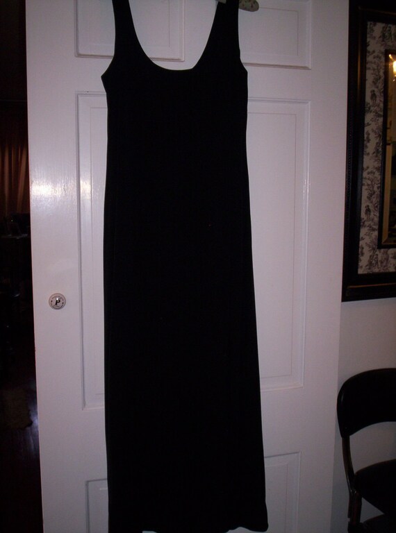 Dana Buchman Dress 2pc. Black Silk Tank Dress & V… - image 4