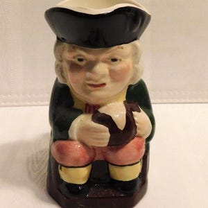 Vintage &quot;Old Toby&quot; Hand Made Staffordshire Character Jug, #4405, Crown Winsor, Made In England, Ca. Mid 1980&#39;s, Excellent Condition