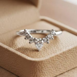 Stackable Lab-Grown Diamond Wedding Ring Set,Minimalist 14k Gold Diamond Ring for Women,Women's Stackable Wedding Rings,Anniversary Gift