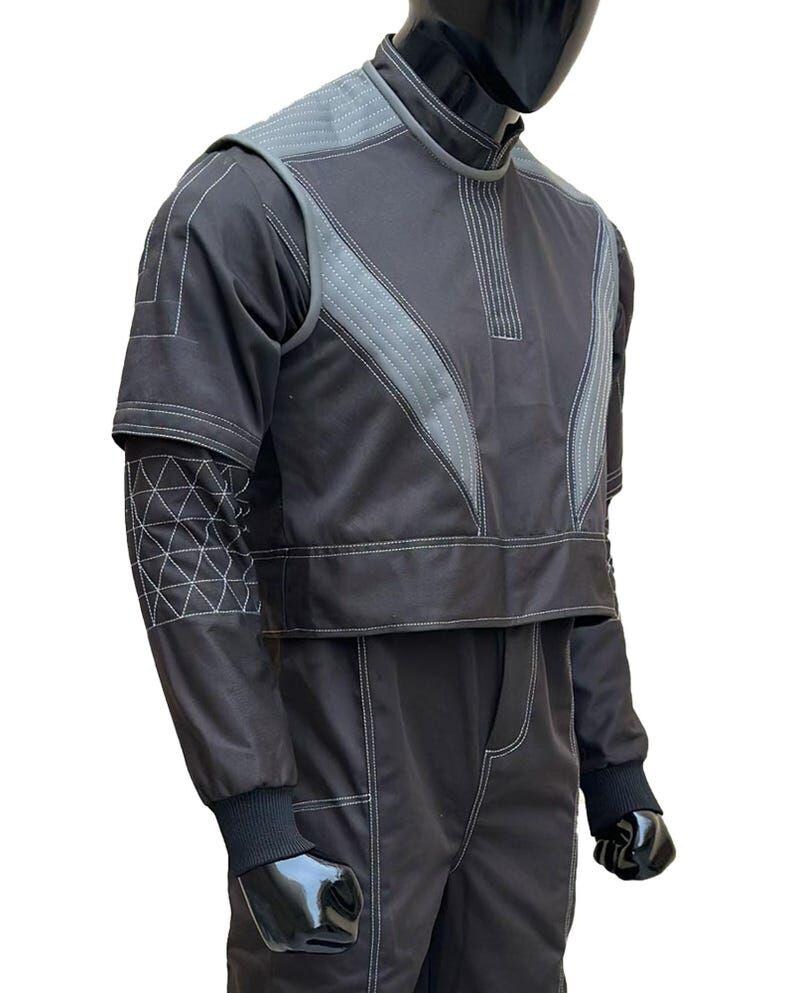 Mandalorian Bo-Katan Inspired Flight Suit – 3-Piece Bounty Hunter Cosplay Costume, Custom Armor Base Layer Outfit image 7